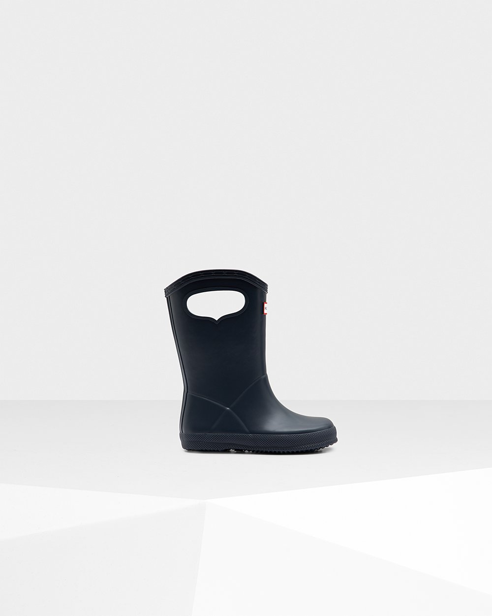 Botas De Agua Hunter Niños Original First Classic Grab Handle - Azul Marino - Argentina 8645XYNQT